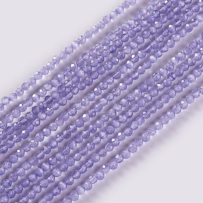 Glass Beads Strands EGLA-E057-02A-07-1