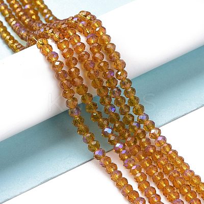 Electroplate Glass Beads Strands LS-EGLA-A034-T3mm-L01-1