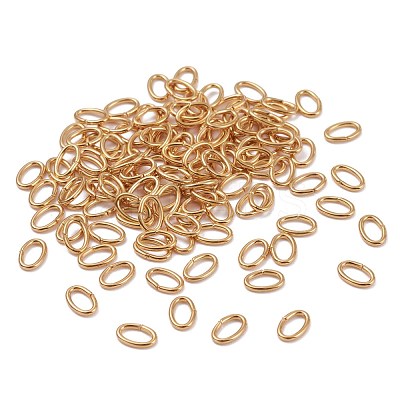 Brass Open Jump Rings X-KK-F824-109B-G-1