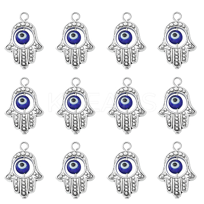 Alloy Lampwork Pendants PALLOY-CJ0001-168-1