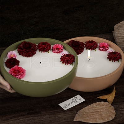 Round Concrete Candle Jar Mould PW-WG61924-01-1