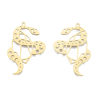 201 Stainless Steel Pendants STAS-N090-LA948-2-1