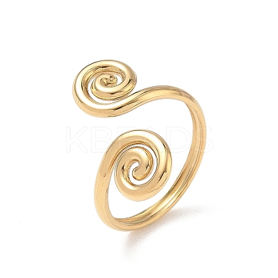 304 Stainless Steel Cuff Open Rings RJEW-D357-04G-1