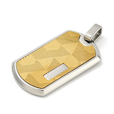 Ion Plating(IP) 304 Stainless Steel Pendants STAS-F307-15G-1