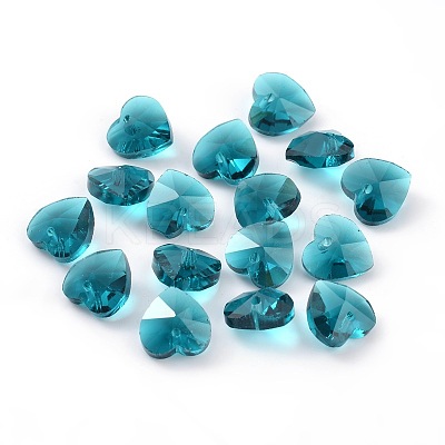 Romantic Valentines Ideas Glass Charms X-G030V14mm-14-1