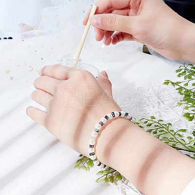 Natural Ocean White Jade & Moss Agate & Aventurine Beads G-NB0001-96-1