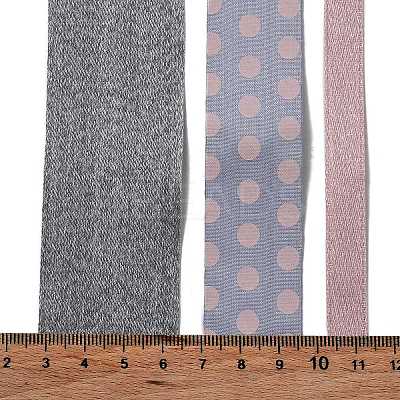 9 Yards 3 Styles Polyester Ribbon SRIB-C002-02E-1