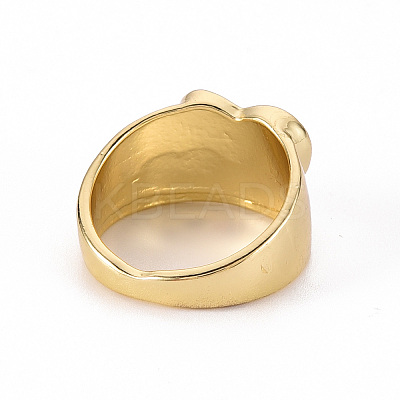 Alloy Enamel Wide Band Rings RJEW-N034-009D-RS-1