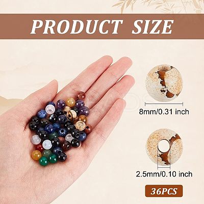 Natural & Synthetic Mixed Gemstone Beads G-OC0003-87B-1