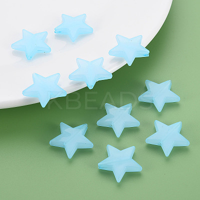 Imitation Jelly Acrylic Beads LS-MACR-S373-90-E08-1