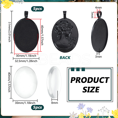 DIY Pendants Making Kits DIY-PH0032-18-1