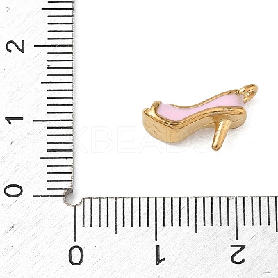 304 Stainless Steel Enamel Pendants STAS-I369-08G-03-1