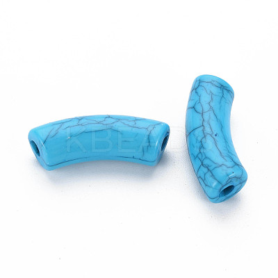Opaque Crackle Acrylic Beads MACR-S372-001N-003-1
