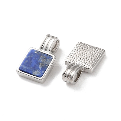 Natural Lapis Lazuli Pendants G-B123-03P-03-1