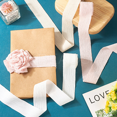 9 Yards 3 Colors Polycotton Pleated Ribbon OCOR-TA0002-07B-1