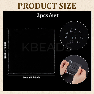 Square PVC Car Window Static Clings AJEW-WH0609-092-1