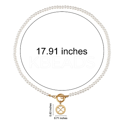 304 Stainless Steel Pendant Necklaces NJEW-SZ0001-34-1