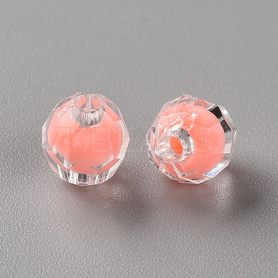 Transparent Acrylic Beads X-TACR-S152-17A-1