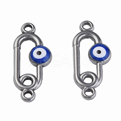 304 Stainless Steel Enamel Connector Charms STAS-N087-63-03P-1
