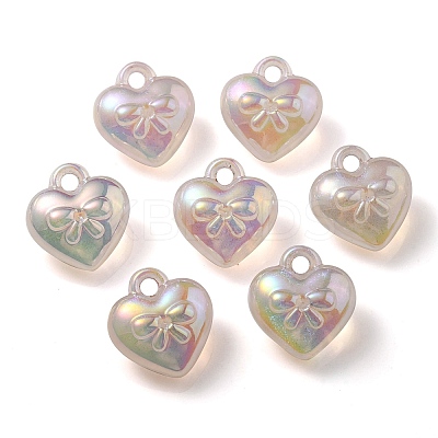 Luminous UV Plating Transparent Acrylic Pendants OACR-P010-10A-1