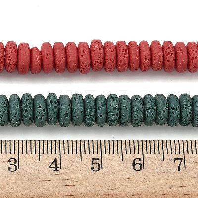 Handmade Porcelain Imitation Lava Rock Beads Strands PORC-P032-07M-1