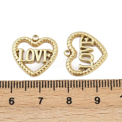 304 Stainless Steel Pendants STAS-P415-08G-1