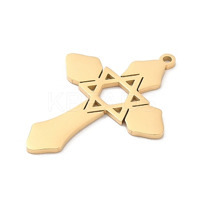 304 Stainless Steel Pendants STAS-K287-01G-1