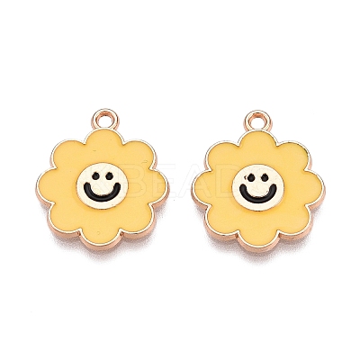 Alloy Enamel Pendants ENAM-T020-55C-1