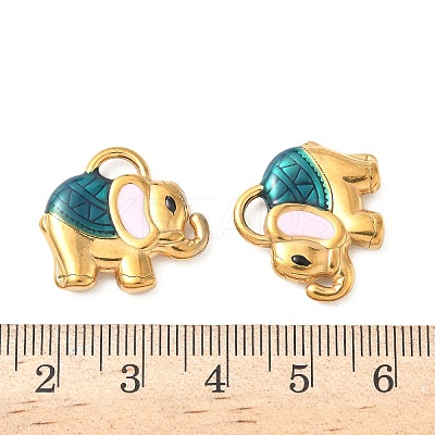 304 Stainless Steel Enamel Pendants X1-STAS-I346-18G-02-1