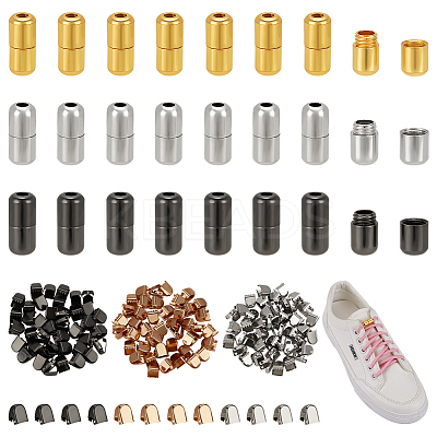 Brass Shoelace End Clips FIND-FG0003-82-1