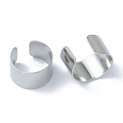 Non-Tarnish 304 Stainless Steel Cuff Earrings STAS-H152-01P-1