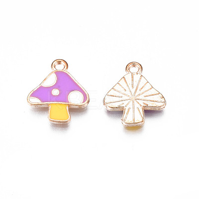 Autumn Theme Alloy Enamel Charms ENAM-S115-143B-1