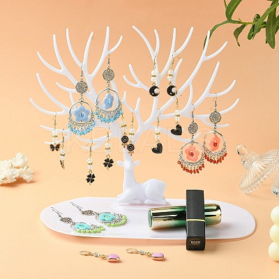 Deer Tree Acrylic Earring Display Tray Ornament EDIS-N010-04-1