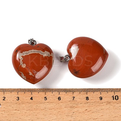 Natural Red Jasper Pendants GG-CBAA0EE-04P-15-1