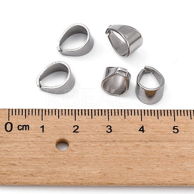 Tarnish Resistant 304 Stainless Steel Snap on Bails LS-X-STAS-R065-34-1