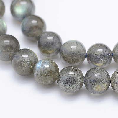 Natural Labradorite Beads Strands G-P336-19-7mm-1