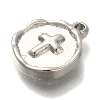 Anti-Tarnish 304 Stainless Steel Pendants STAS-P371-021P-02-1