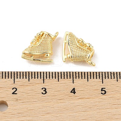 Brass Micro Pave Cubic Zirconia Pendants KK-Q816-26G-1