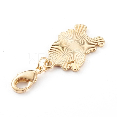 Christmas Themed Alloy Enamel Pendants HJEW-JM00457-02-1