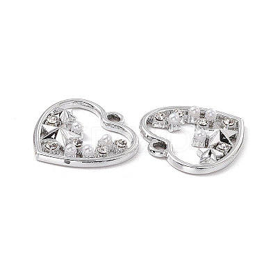 Alloy Crystal Rhinestone Pendants ALRI-K049-13P-1
