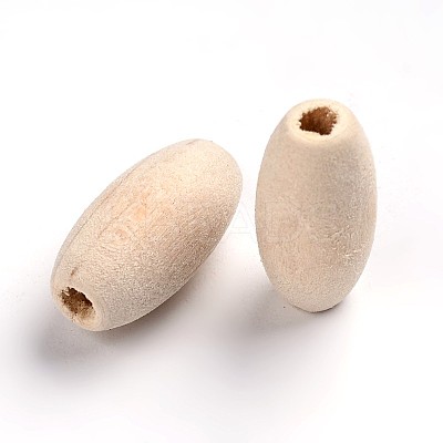 Unfinished Wood Beads WOOD-S650-85-LF-1