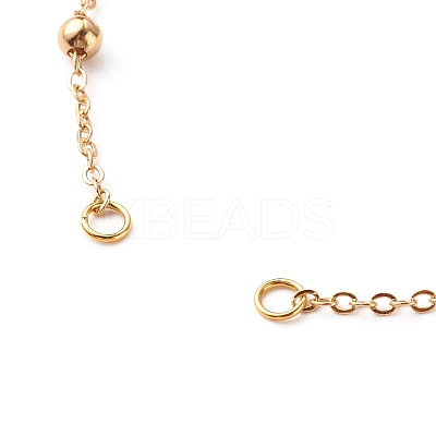 Handmade Brass Satellite Chain Bracelets Making Accessories AJEW-JB01025-02-1