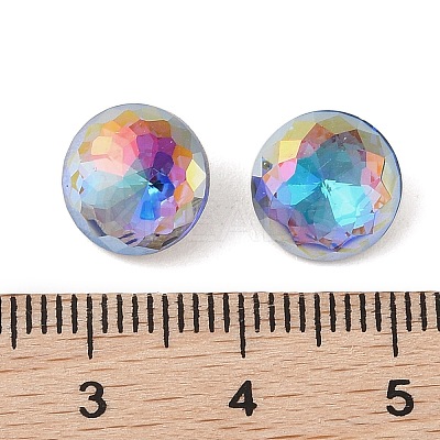 Glass Rhinestone Cabochons RGLA-L029-10B-1