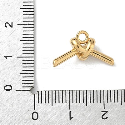 304 Stainless Steel Charms Ion Plating(IP) STAS-P423-08G-1