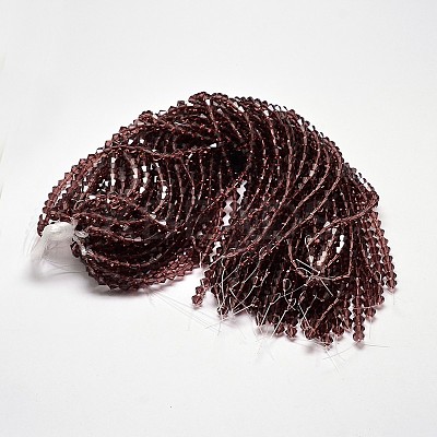 Transparent Glass Beads Strands LS-EGLA-A039-T6mm-D05-1