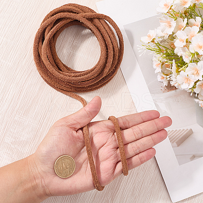 5M DIY Frosted Cowhide Leather Cord OCOR-GF0004-97D-04-1