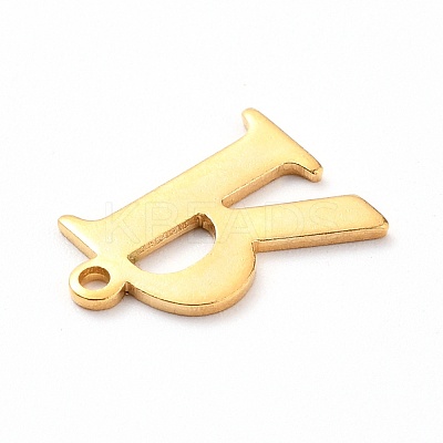 PVD Vacuum Plating  304 Stainless Steel Charms STAS-H112-R-G-1