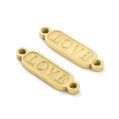 Ion Plating(IP) 316L Surgical Stainless Steel Connector Charms STAS-D029-01G-1