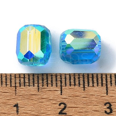 AB Color Plated Glass Beads GLAA-F108-12B-11-1