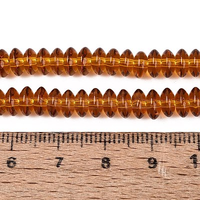 Transparent Glass Beads Strands GLAA-Q113-02A-A06-1